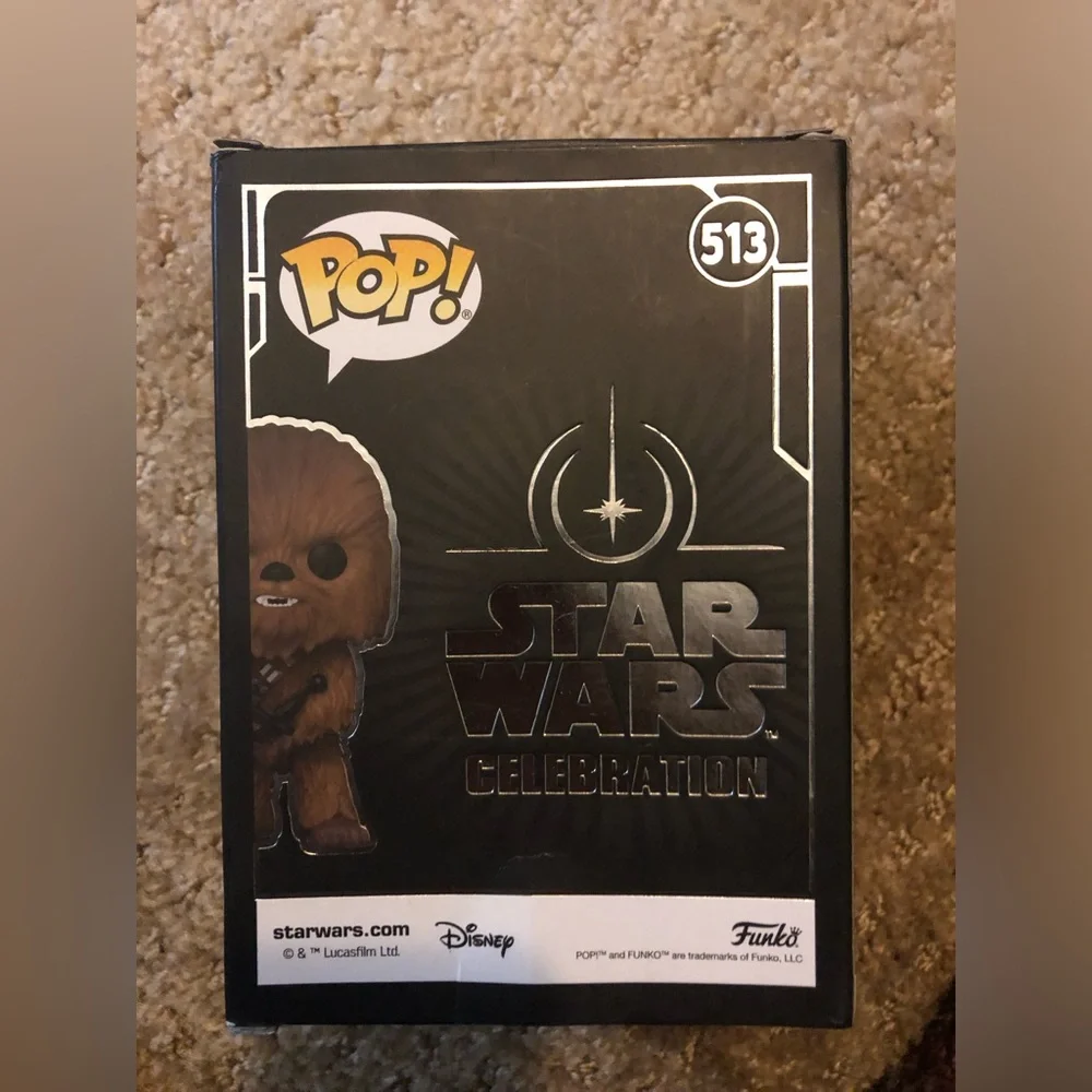NWT Chewbacca Star Wars Funko Pop (513) 2022 Galactic Convention Exclusive